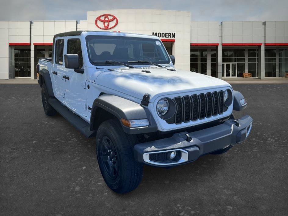 Used 2024 Bright White Clearcoat Jeep Sport image 3