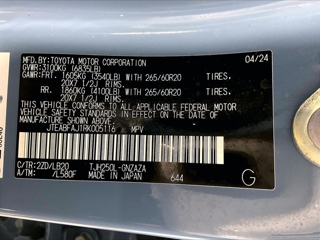 Used 2024 Blue Toyota Base image 37