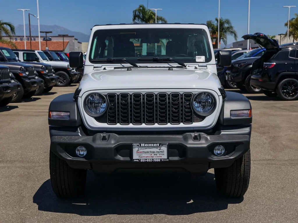 New 2026 Bright White Clearcoat Jeep Unlimited Sport image 8