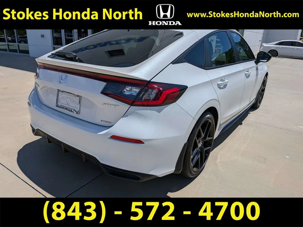 Certified Used 2025 White Honda Sport image 2