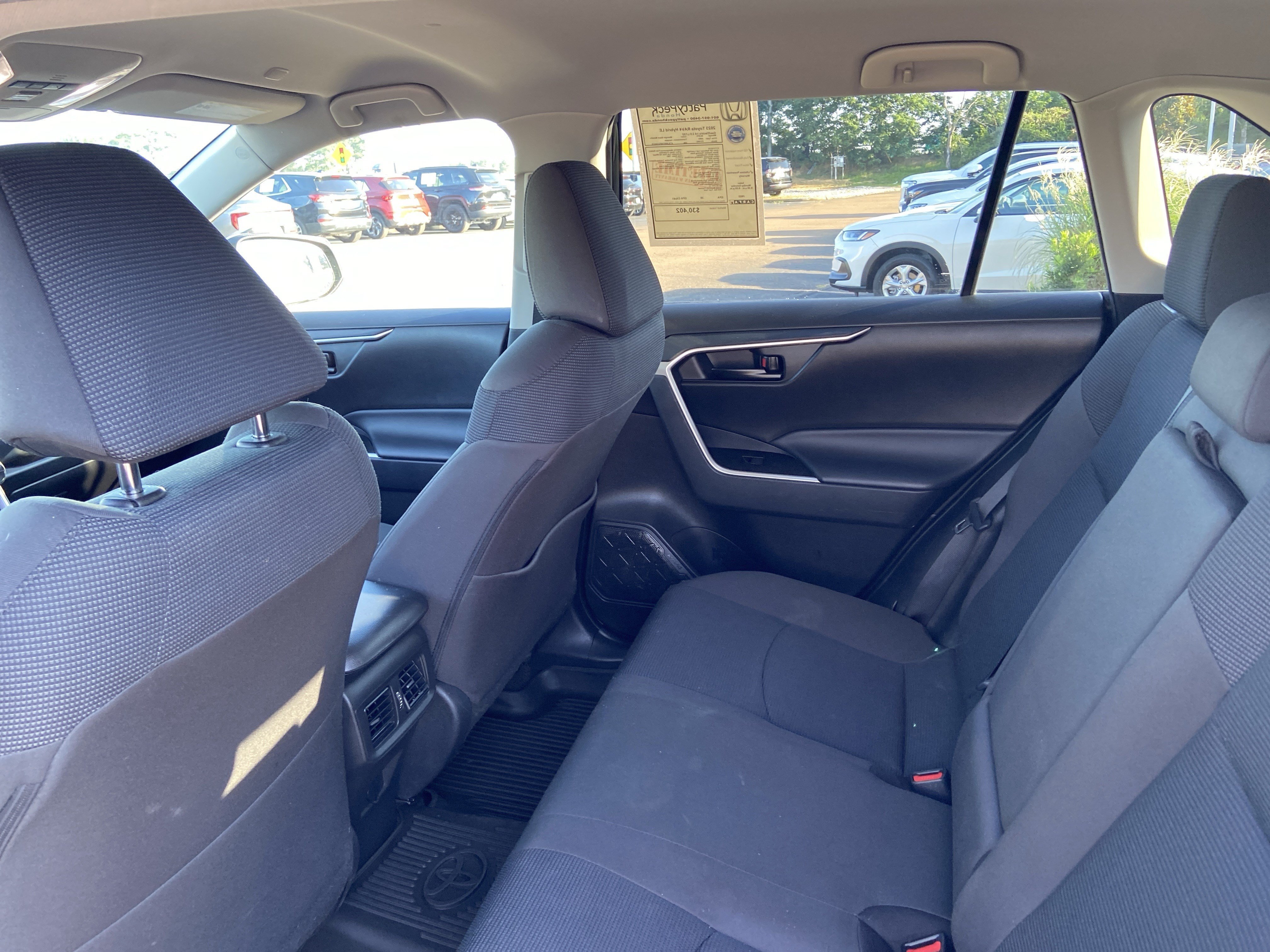 Used 2023 Midnight Black Metallic Toyota Hybrid LE image 19