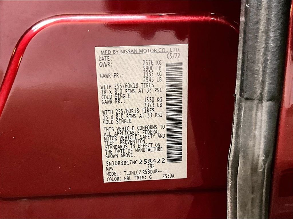 Used 2022 Red Nissan SV image 34