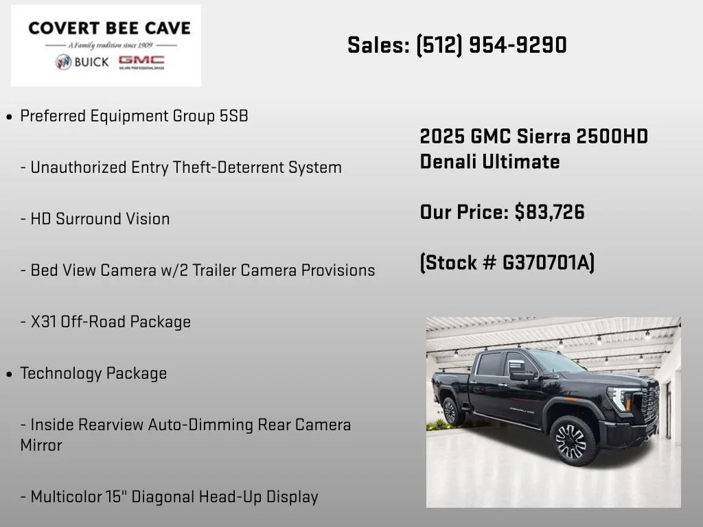 Certified Used 2025 Onyx Black GMC Denali Ultimate image 37