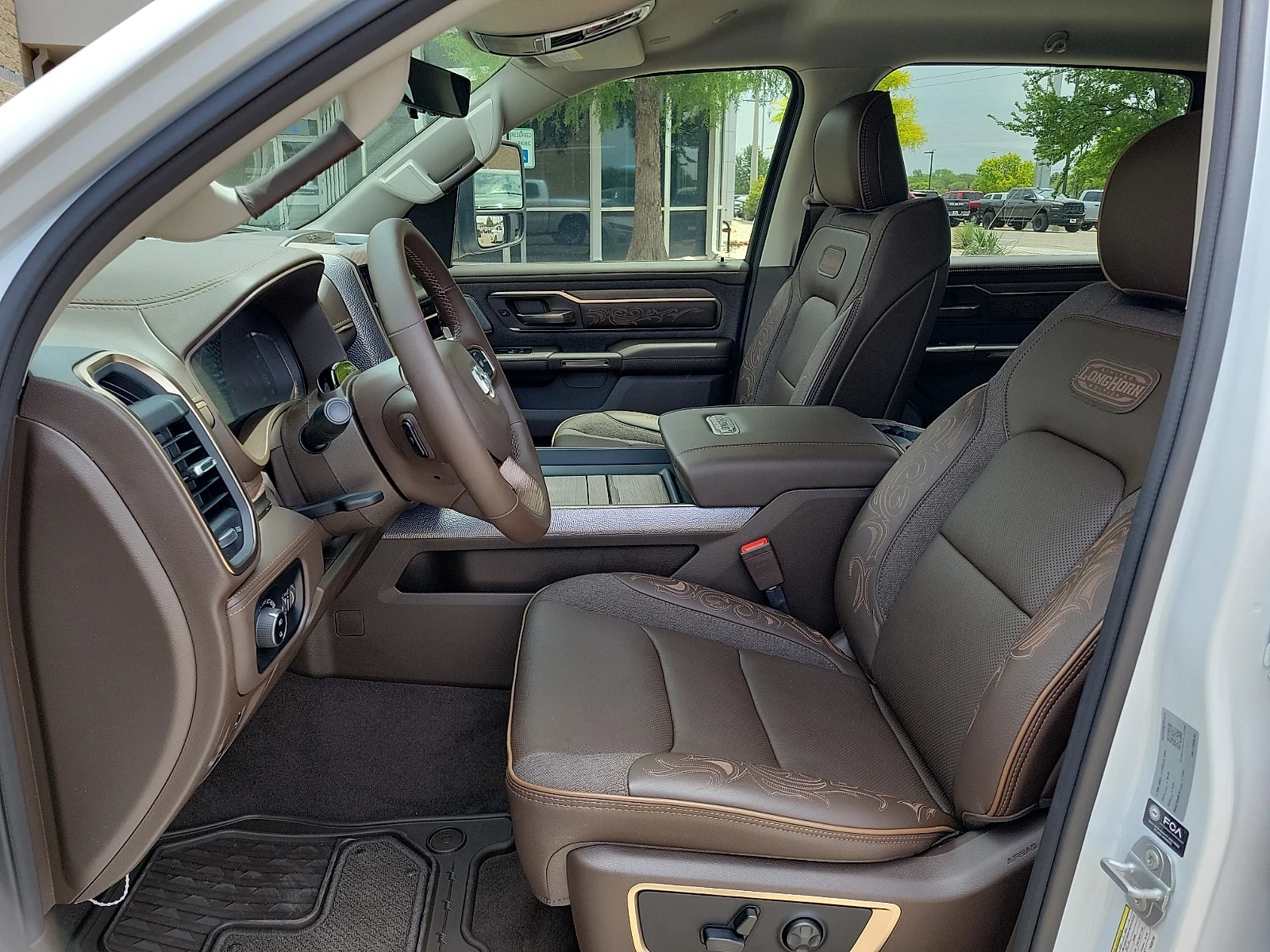 New 2026 Bright White Ram LIMITED LONGHORN CREW CAB 4X4 5