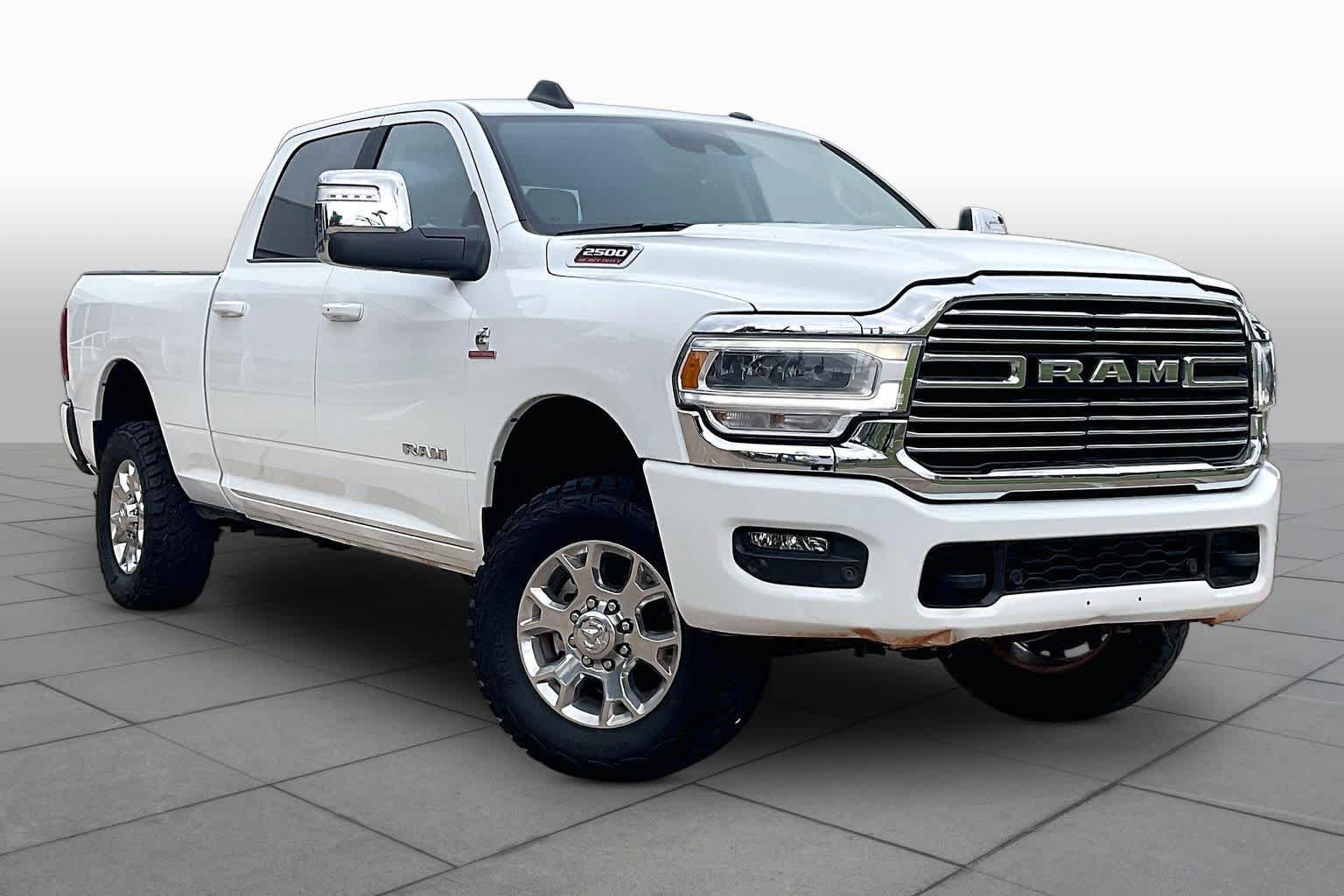Used 2024 Bright White Clearcoat Ram Laramie image 2