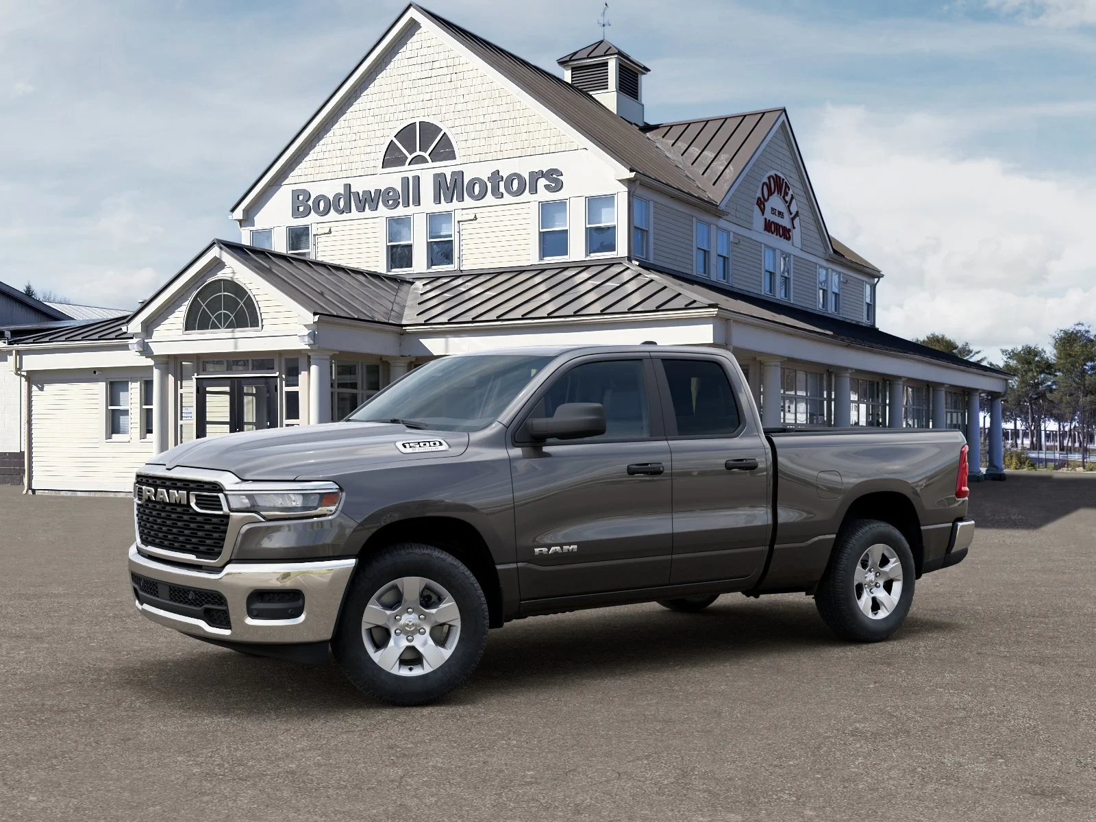 New 2026 Granite Crystal Metallic Clear-Coat Exterior Paint RAM Tradesman Quad Cab 4x4 6