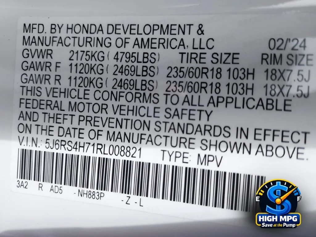 Certified Used 2024 White Honda EX-L image 36