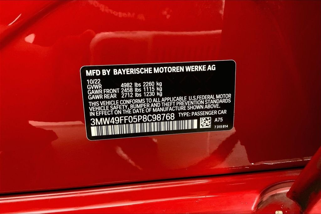 Used 2023 Melbourne Red Metallic BMW  image 32