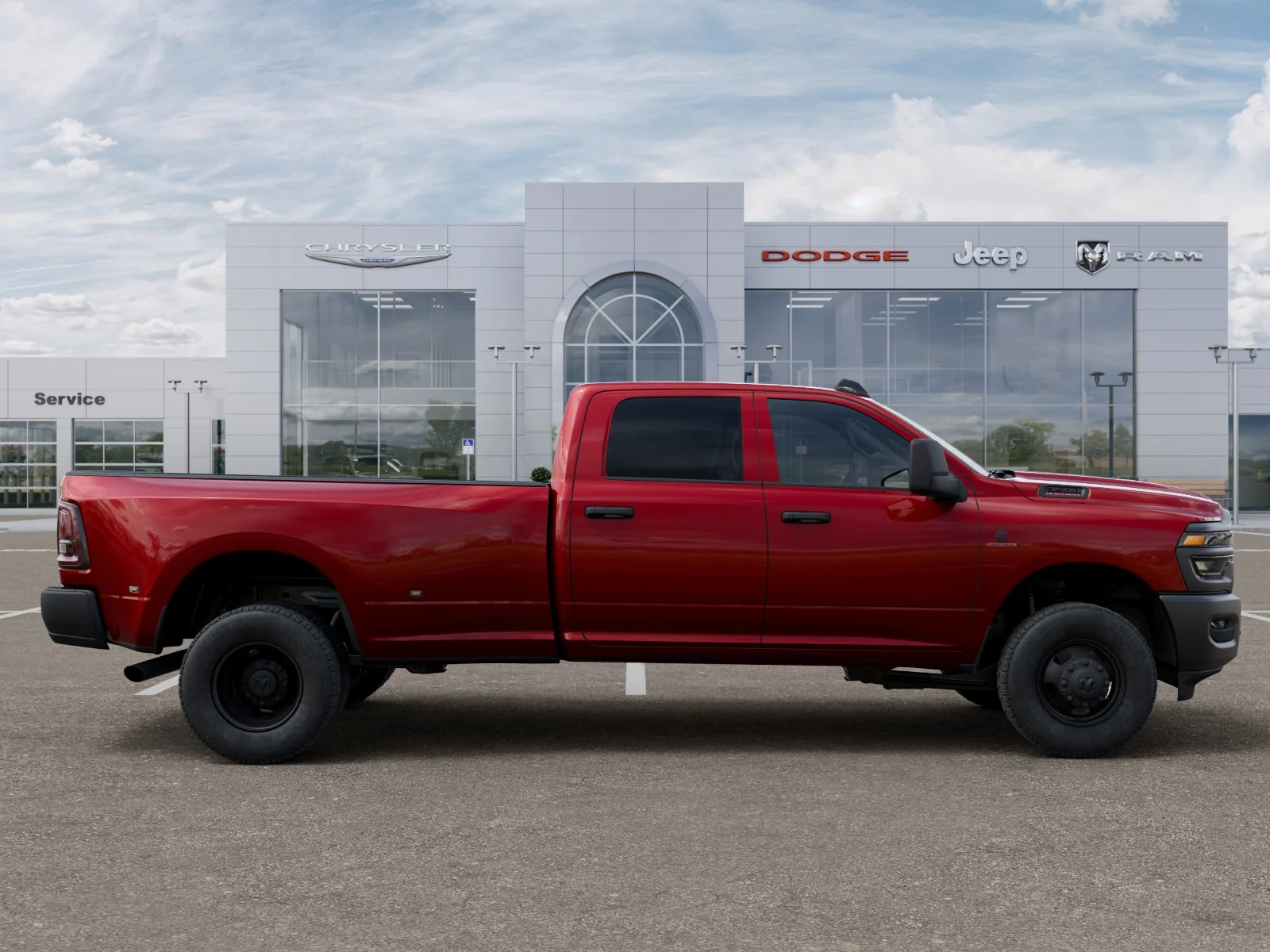 New 2026 Molten Red Pearl-Coat Exterior Paint RAM Tradesman image 47