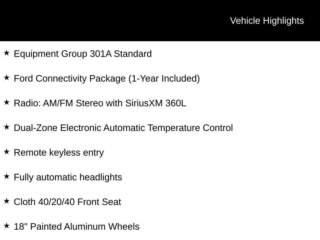 New 2026 Agate Black Metallic Ford XLT image 4