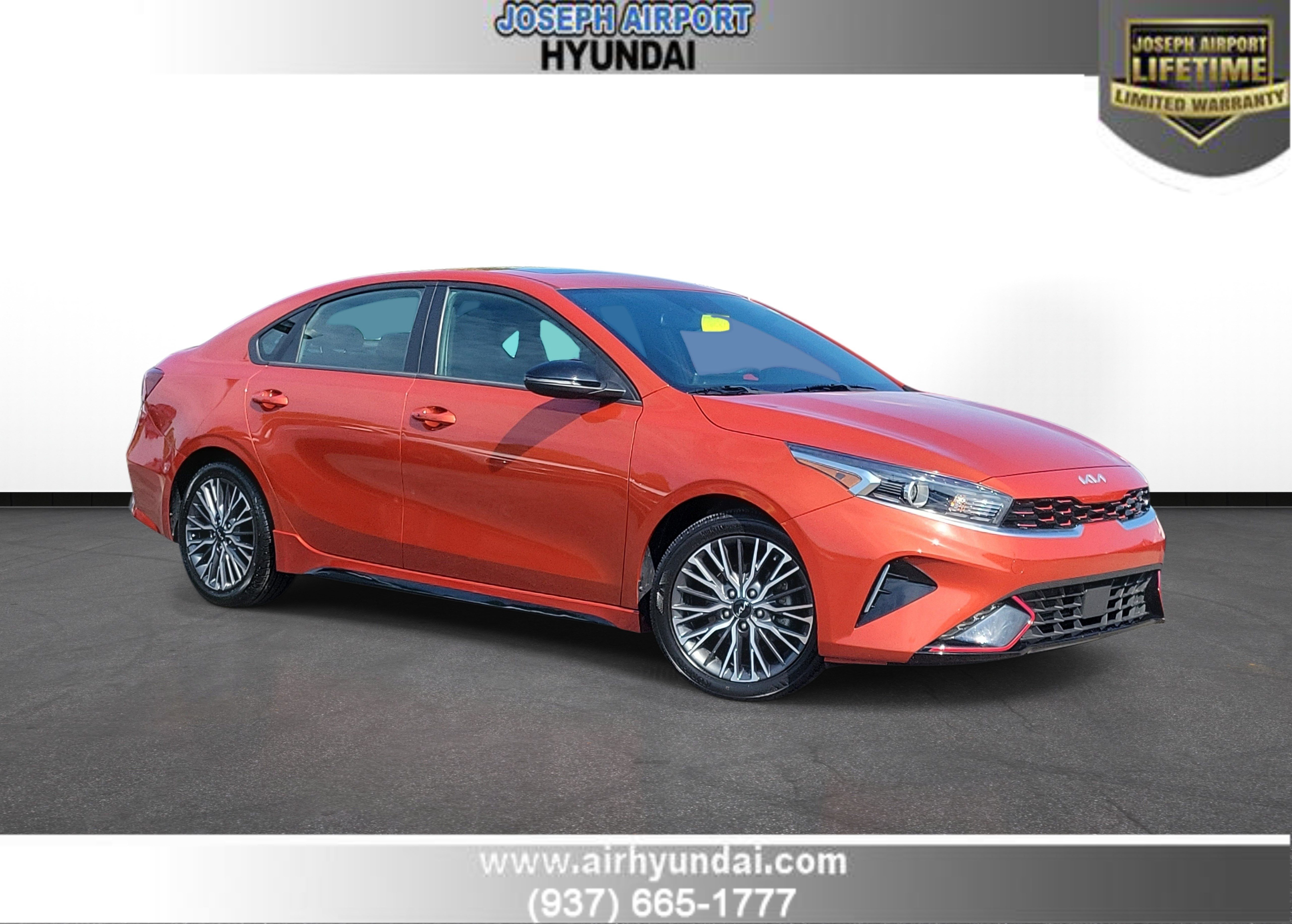 Used 2022 Fire Orange Kia GT-Line image 1
