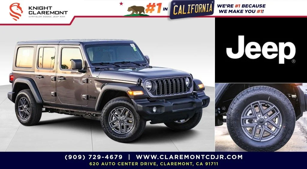 New 2026 Gray Jeep Sport image 1