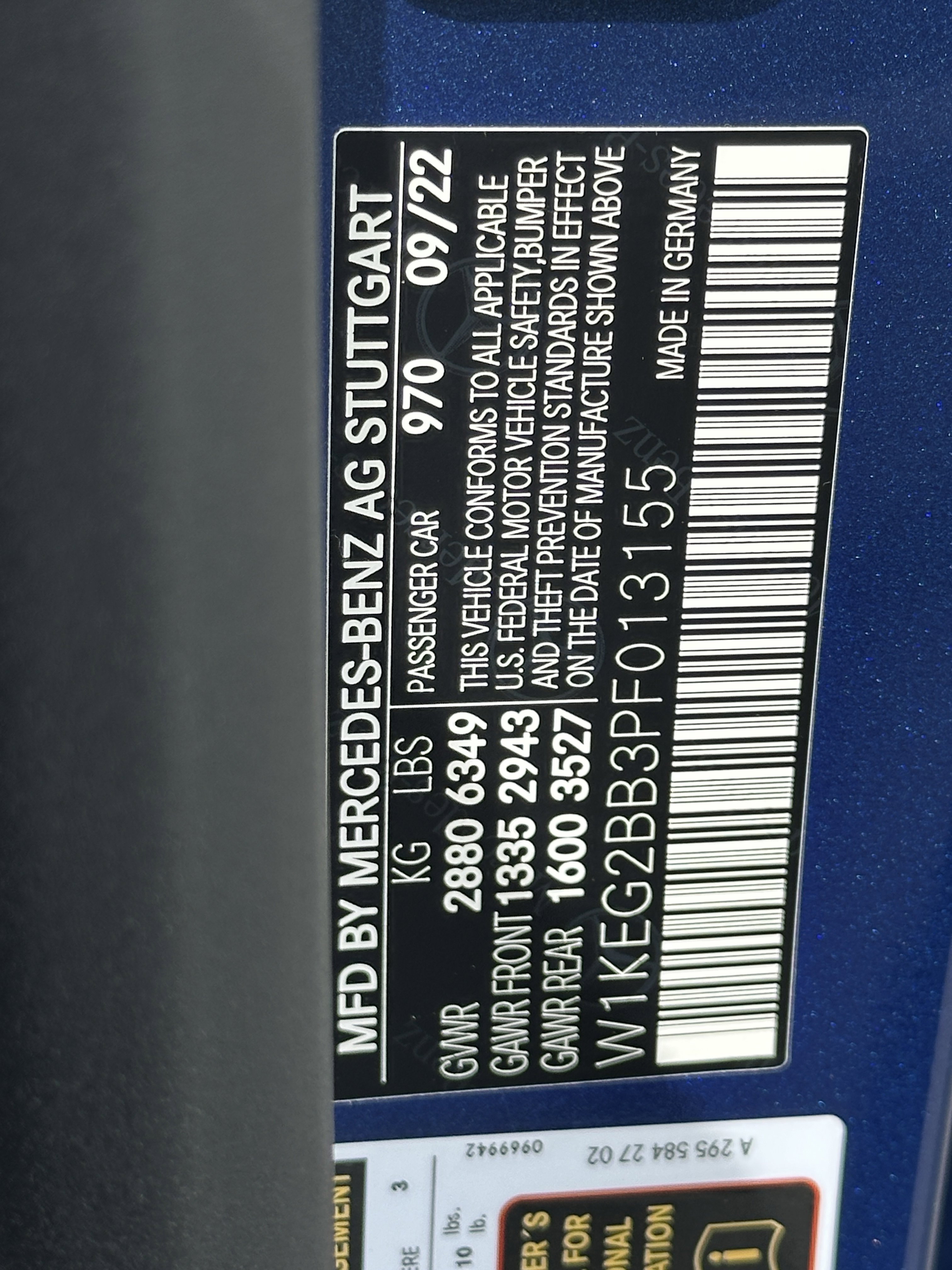 Certified Used 2023 Blue Mercedes-Benz EQE 350+ image 36