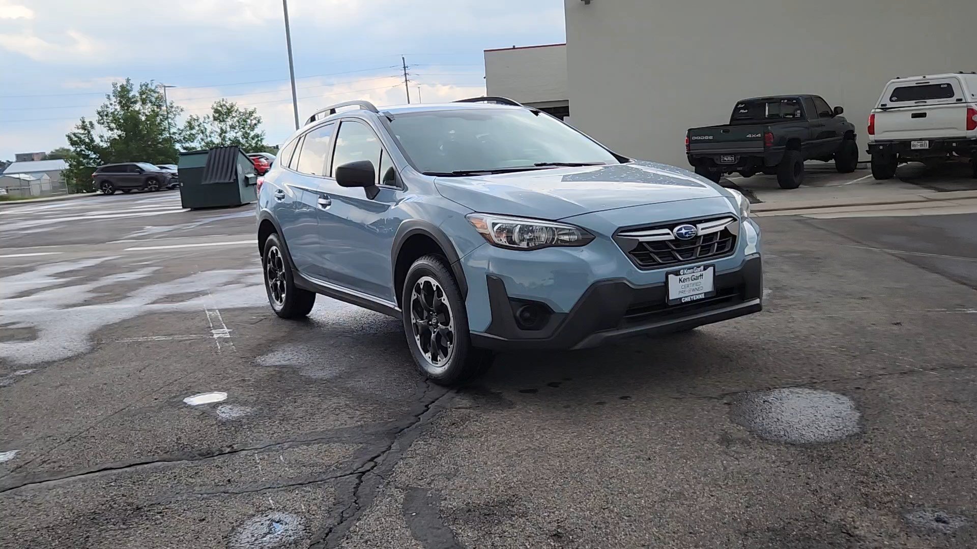 Used 2021 Cool Gray Khaki Subaru Base image 4