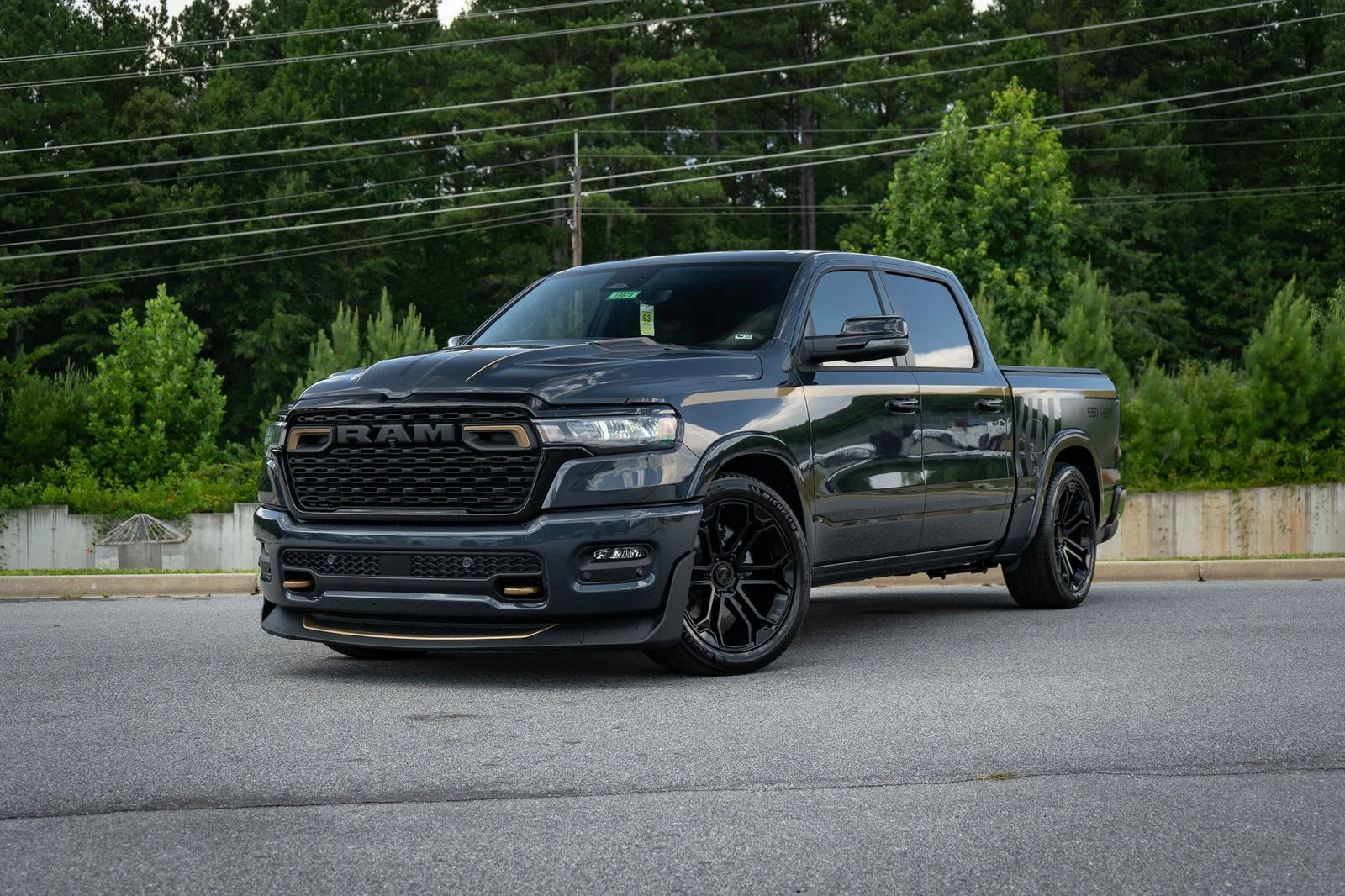 New 2026 Forged Blue Metallic Exterior Paint RAM Big Horn/Lone Star image 2