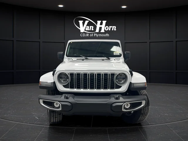 New 2026 Bright White Clear-Coat Exterior Paint Jeep Sahara image 8