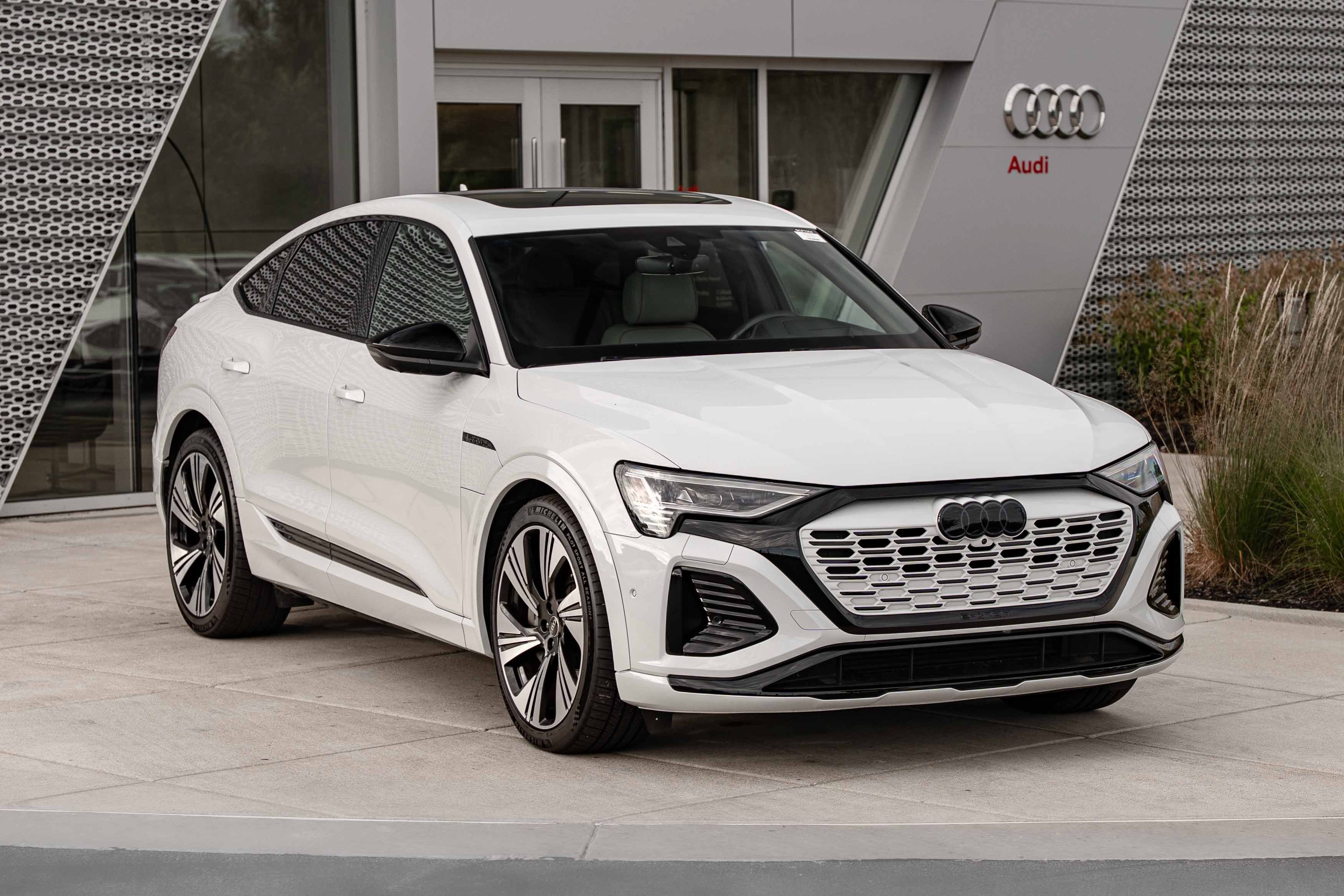 Certified 2024 Audi Q8 Sportback e-tron Prestige with VIN WA1DABGE1RB007496 for sale in St. Charles, IL