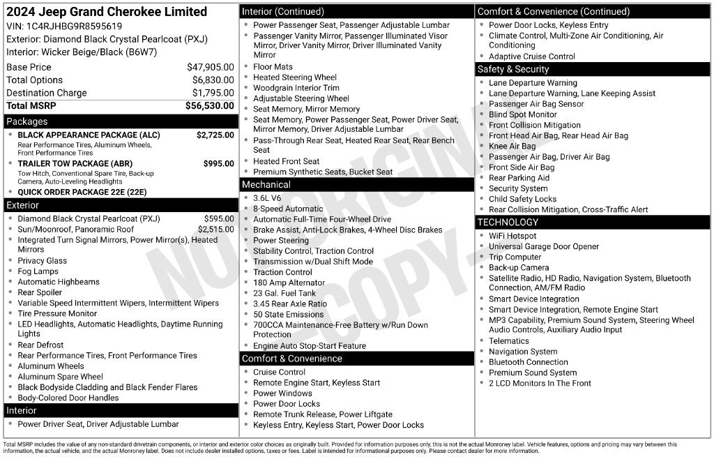 Used 2024 Black Jeep Limited image 28