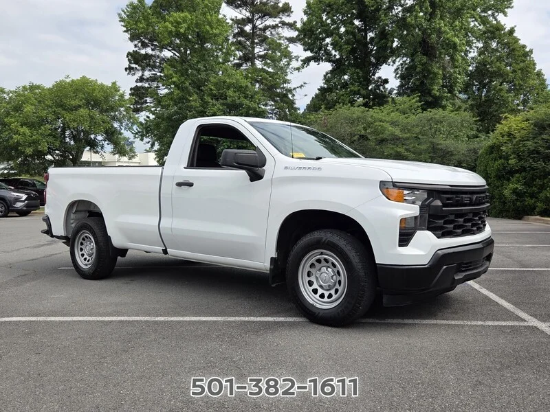 Used 2023 Summit White CHEVROLET 2WD REG CAB 140" WORK TRUCK image 7