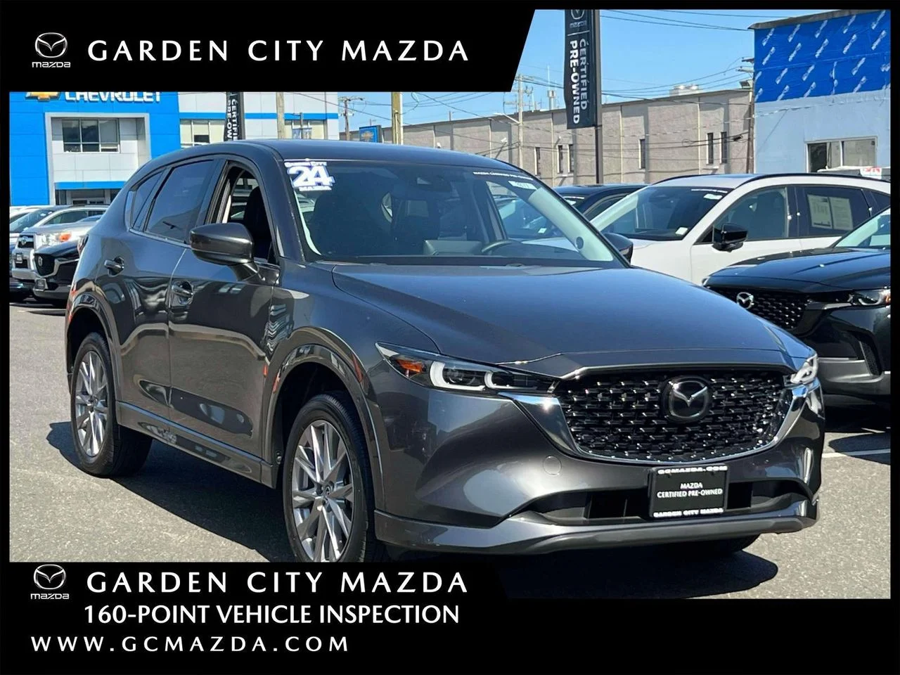 Certified Used 2024 Machine Gray Metallic Mazda 2.5 S Premium Plus image 1