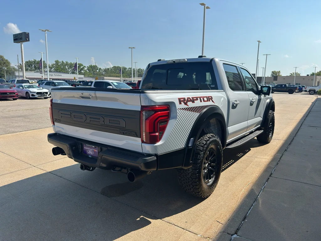 Used 2025 Space White Metallic Ford Raptor image 12
