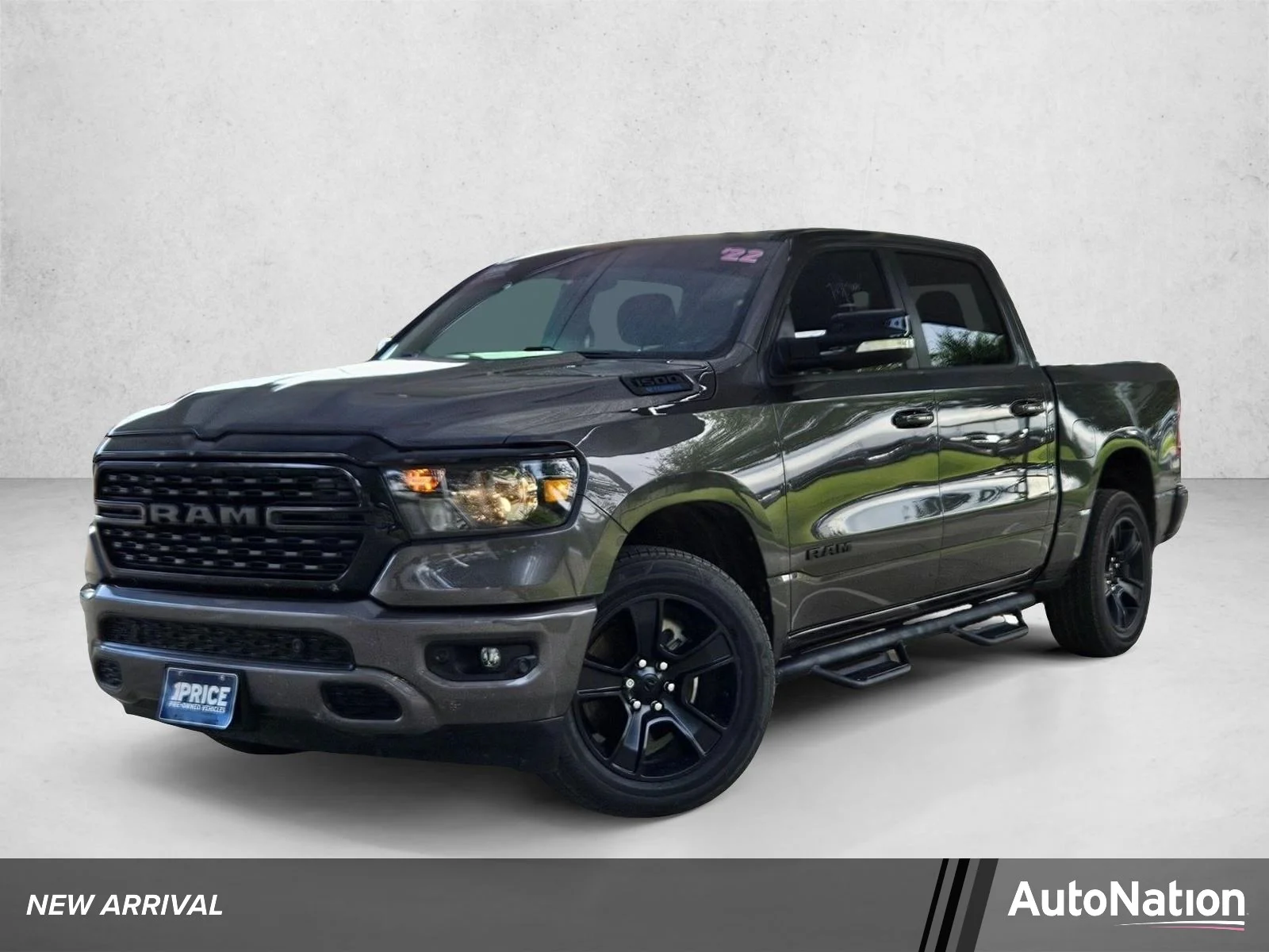 Used 2022 Granite Crystal Metallic Clearcoat RAM Big Horn image 1