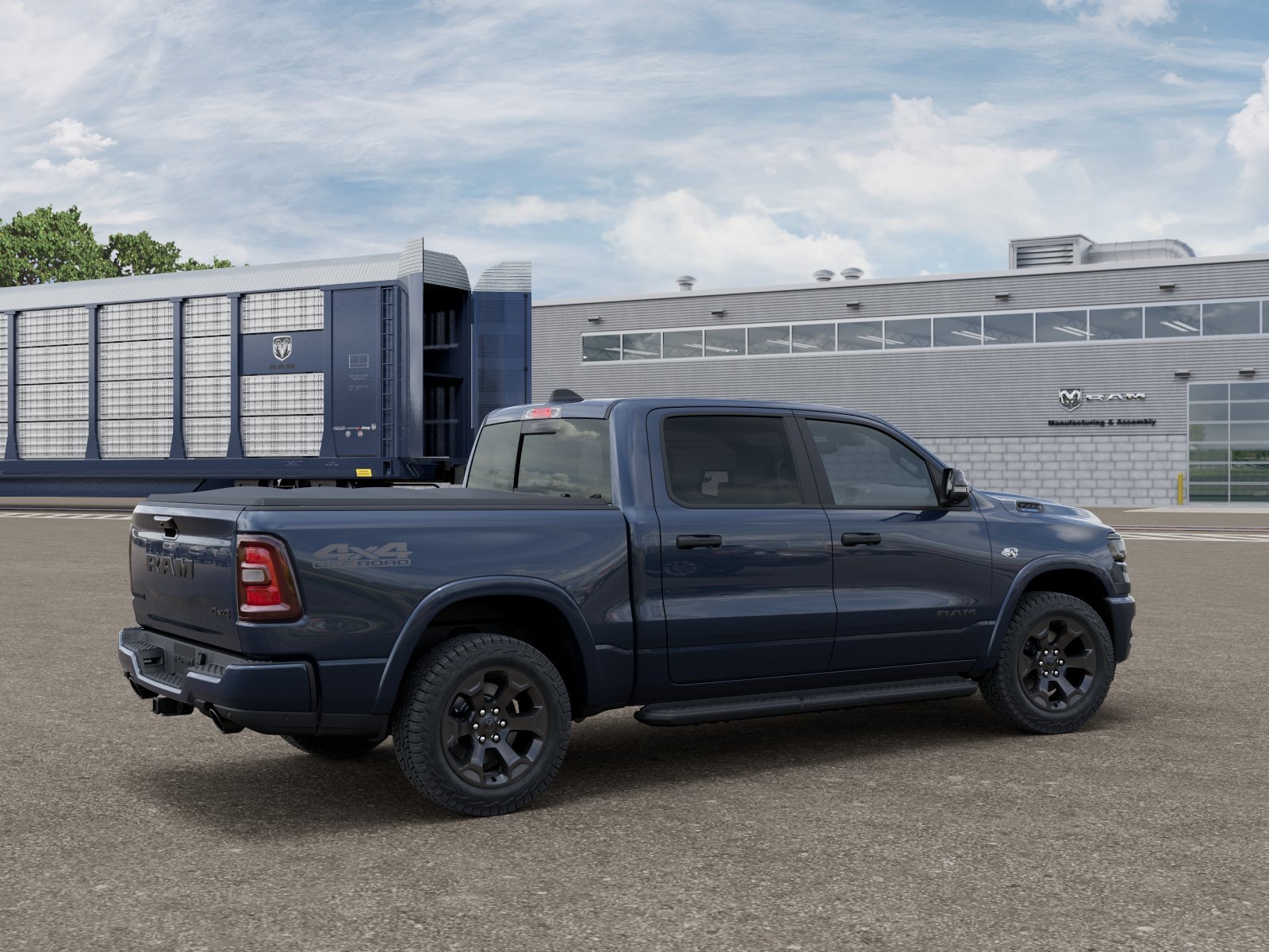 New 2026 Forged Blue Metallic Exterior Paint Ram Big Horn/Lone Star image 2