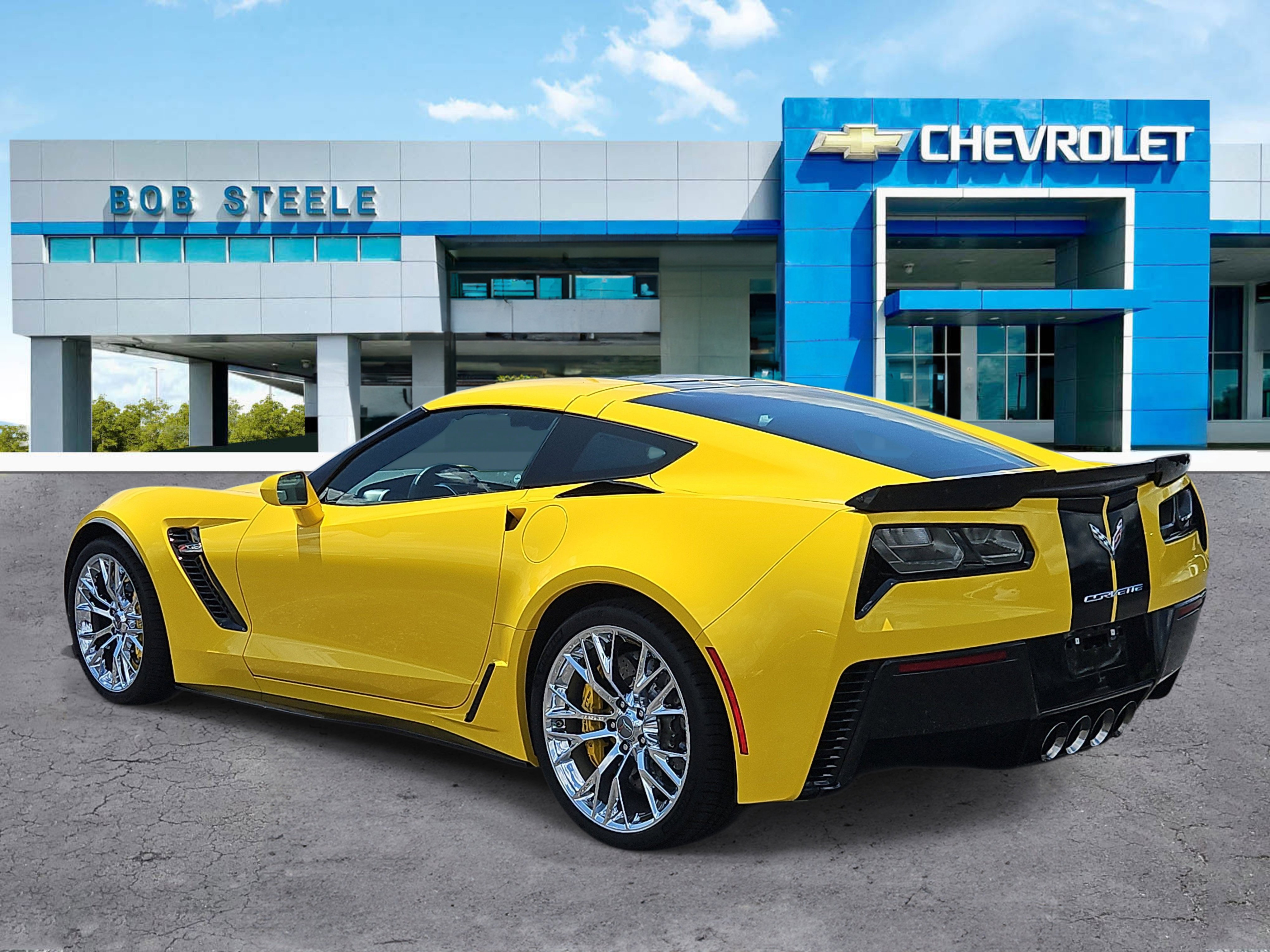Certified Used 2019 CORVETTE RACING YELLOW TINTCOAT Chevrolet Z06 2LZ image 4