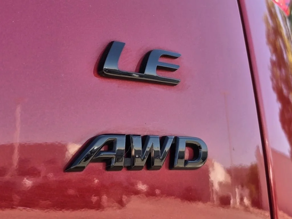 Used 2022 Barcelona Red Metallic Toyota LE image 26