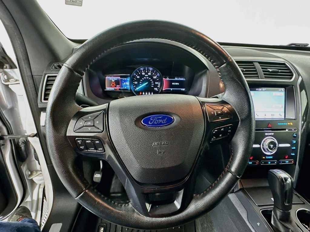 Used 2017 White Platinum Clearcoat Metallic Ford Sport image 12
