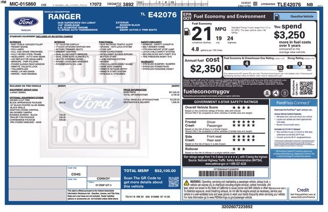 New 2026 Shadow Black Ford Lariat image 3