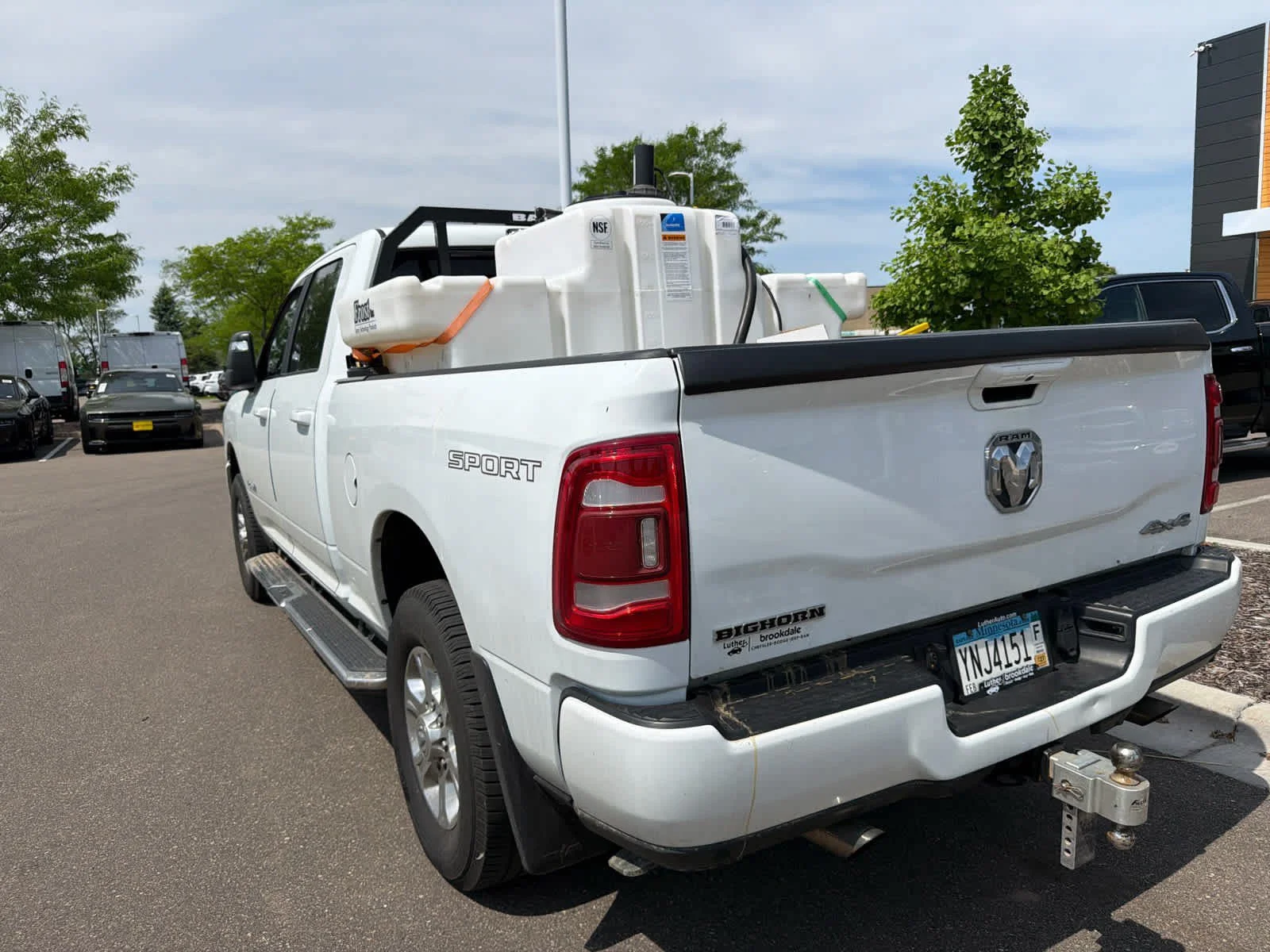Used 2023 Bright White Clearcoat Ram Big Horn image 5