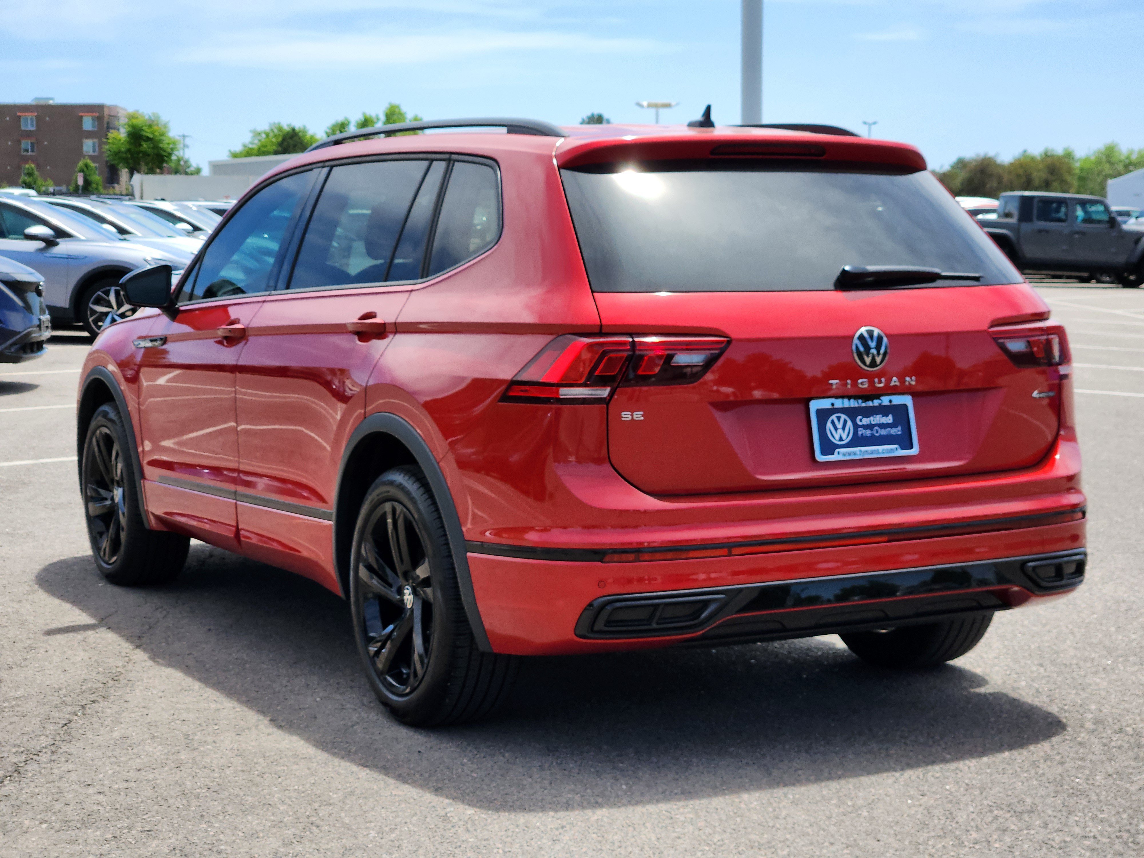 Certified Used 2024 Red Volkswagen 2.0T SE R-Line Black image 7