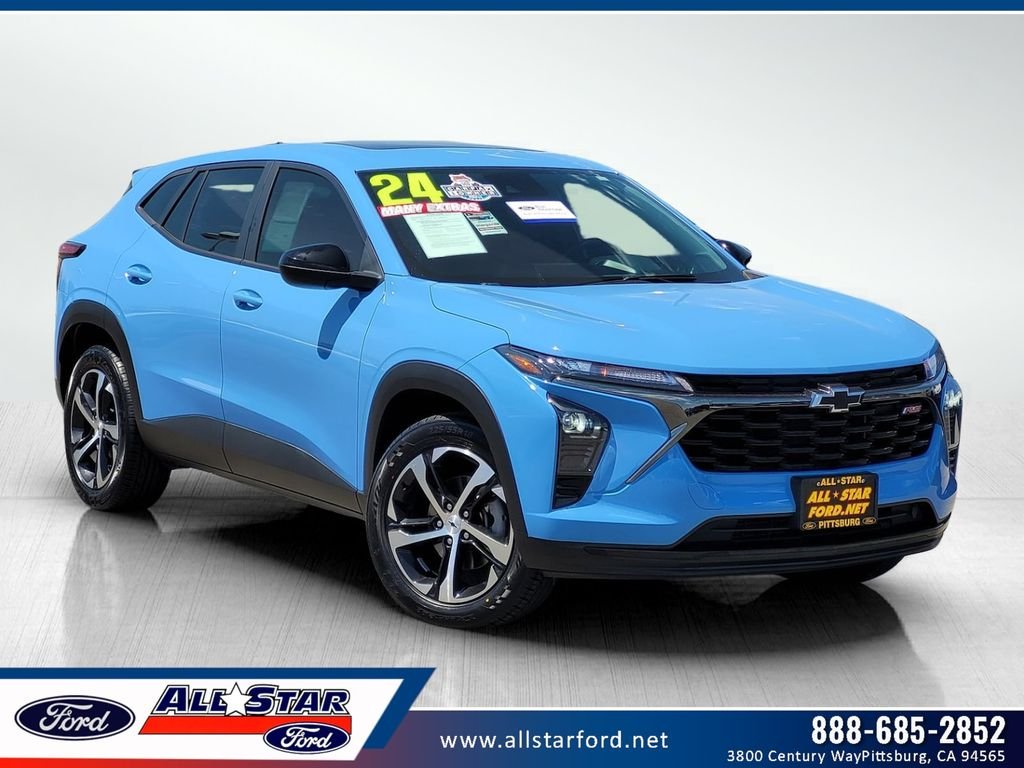 Certified Used 2024 Fountain Blue Chevrolet 1RS image 1