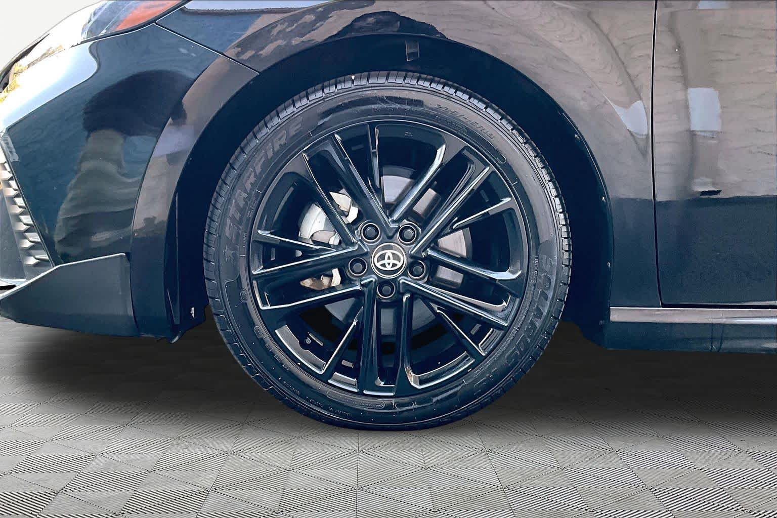 Used 2025 Midnight Black Metallic Toyota SE image 11