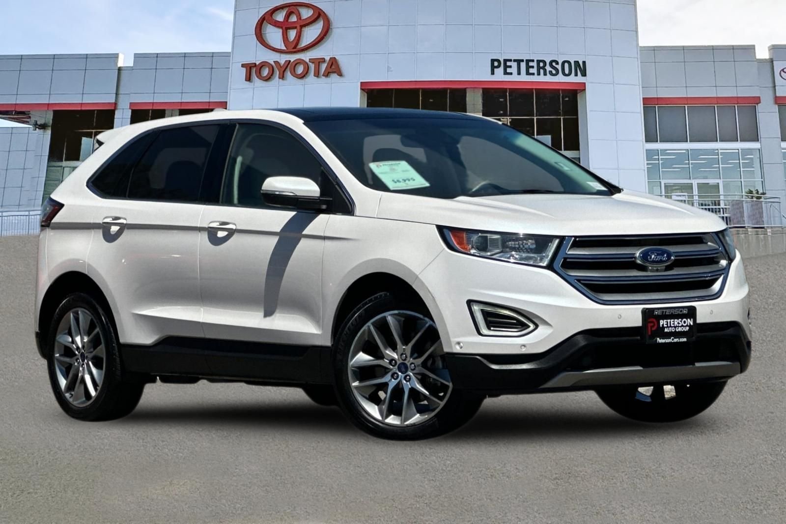 Used 2015 White Ford Titanium image 2