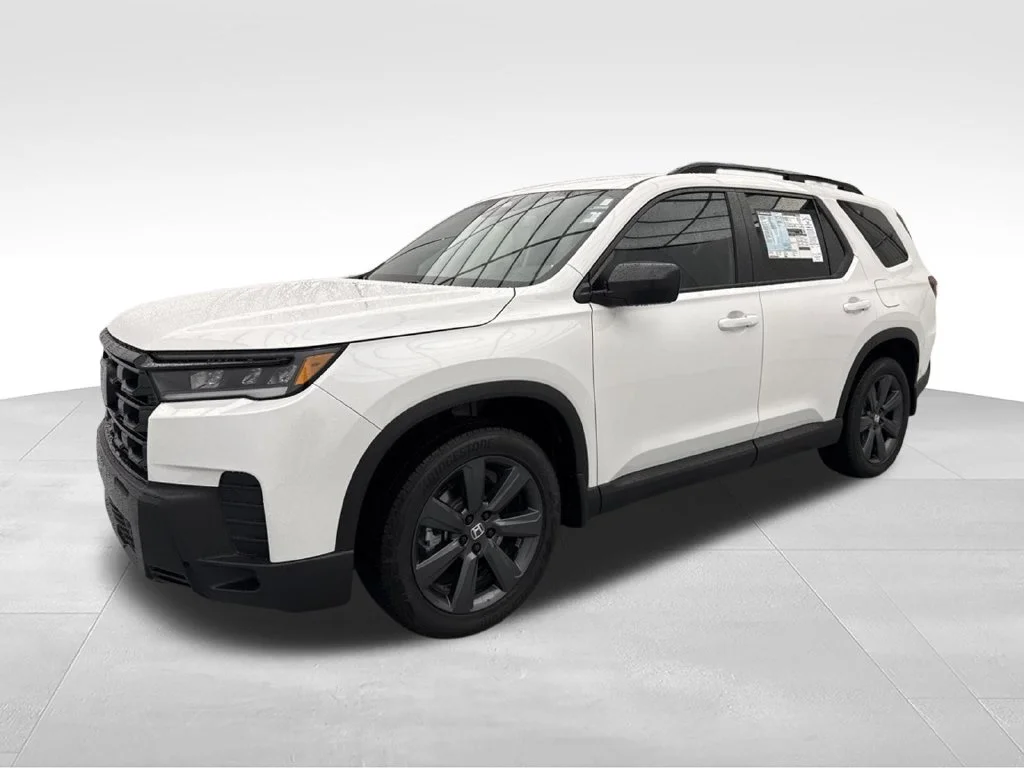 New 2026 Platinum White Pearl Honda Sport image 3