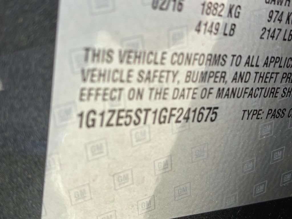 Used 2016 NIGHTFALL GRAY METALLIC Chevrolet LT image 56