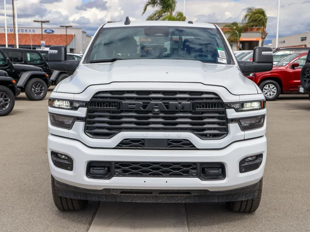 New 2026 Bright White Clear-Coat Exterior Paint RAM Big Horn Night Edition image 8