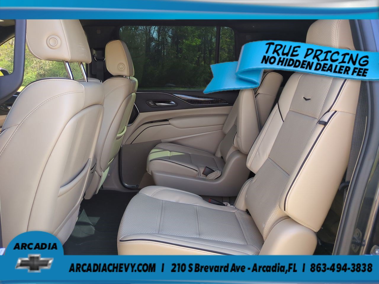 Used 2023 Dark Moon Blue Metallic Cadillac 4WD Premium Luxury image 14