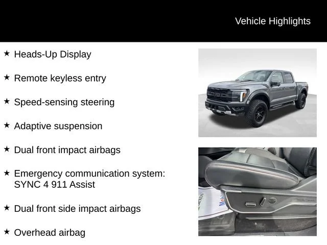 Used 2024 Gray Ford Raptor image 14