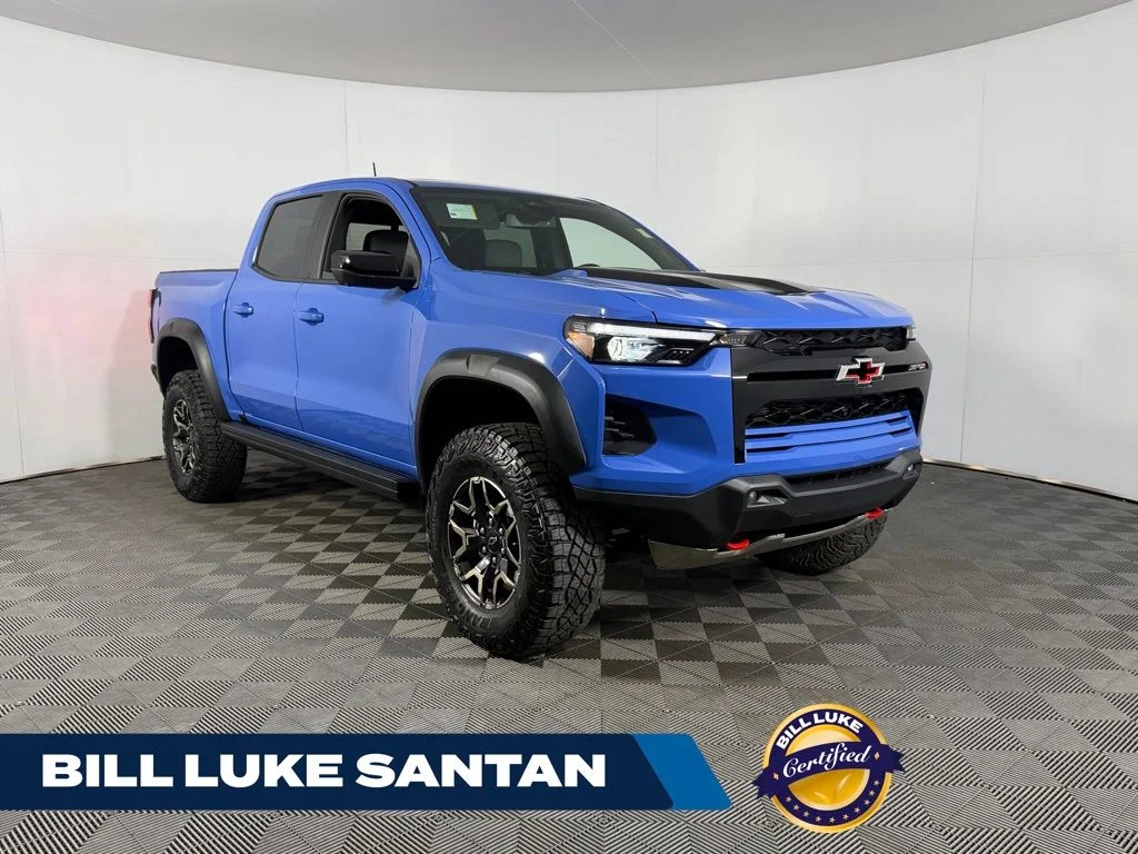 Certified Used 2025 Blue Chevrolet ZR2 image 1