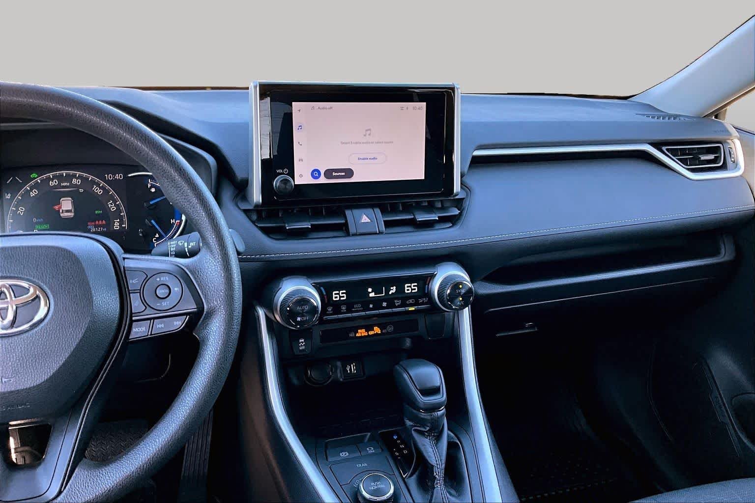 Certified Used 2025 Midnight Black Metallic Toyota Hybrid XLE image 6