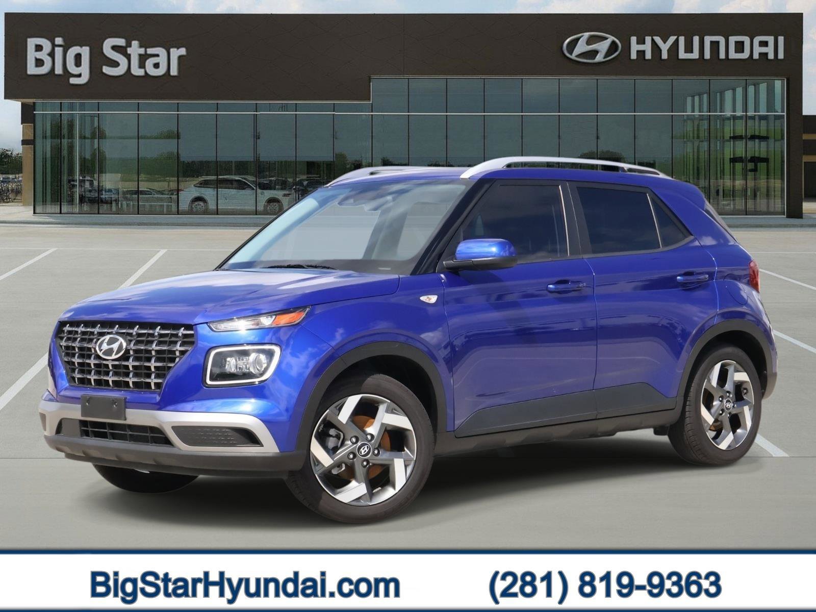 Certified Used 2025 Intense Blue Hyundai Limited image 1