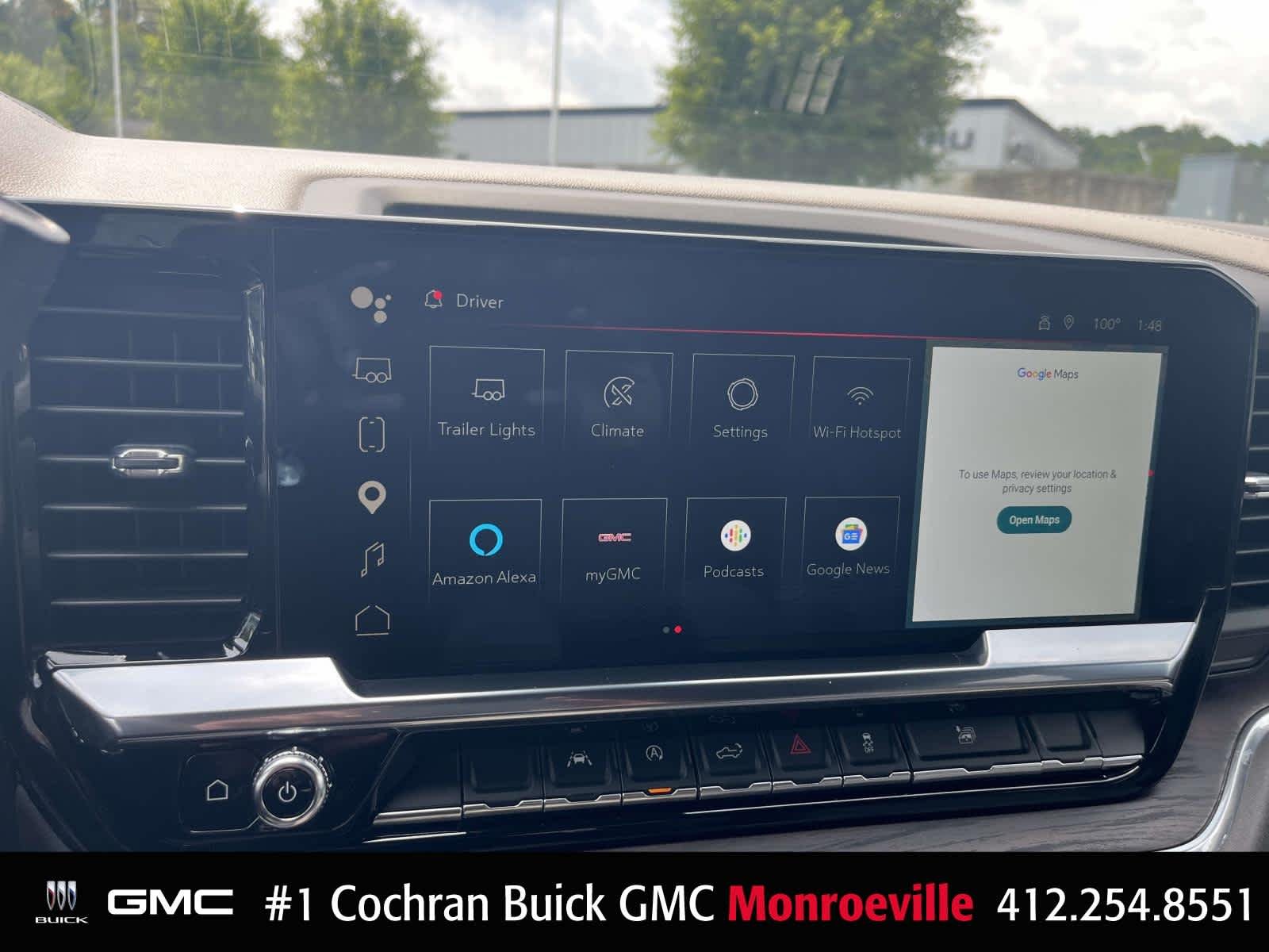 Used 2023 White Frost Tricoat GMC SLT image 28