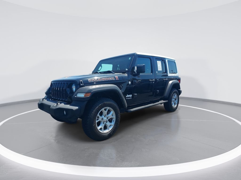 Used 2021 Black Jeep Unlimited Sport image 4