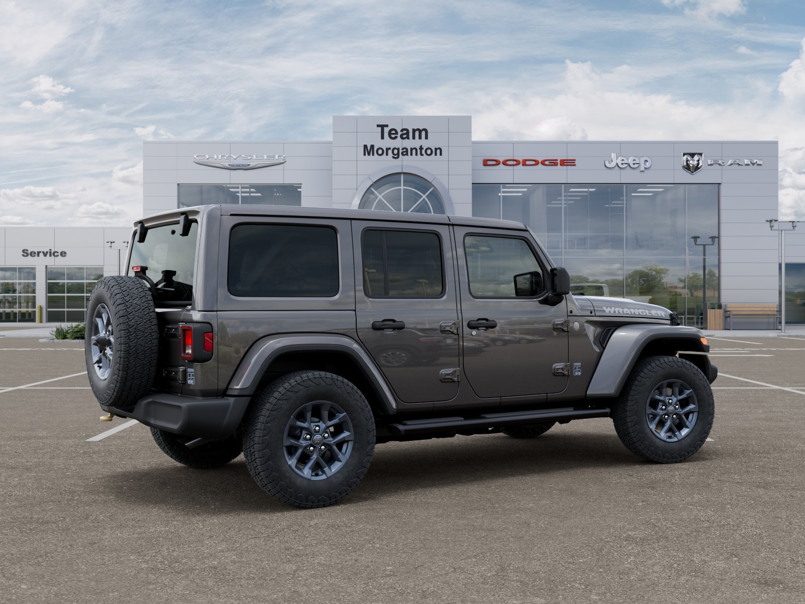 New 2026 Granite Crystal Metallic Clear-Coat Exterior Paint Jeep 85th Anniversary Edition image 31