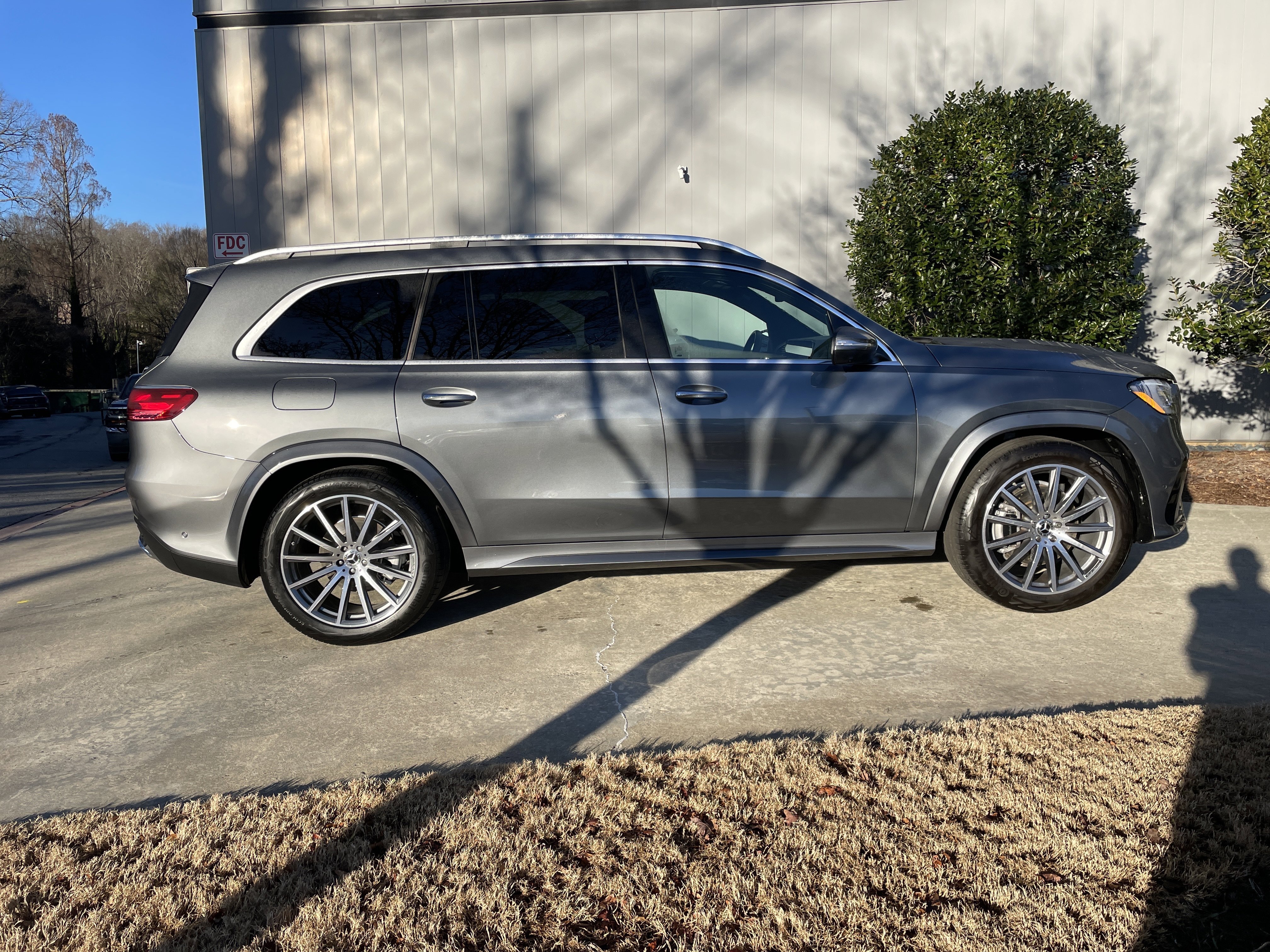 Certified Used 2025 Selenite Grey Metallic Mercedes-Benz GLS 450 4MATIC® SUV image 5