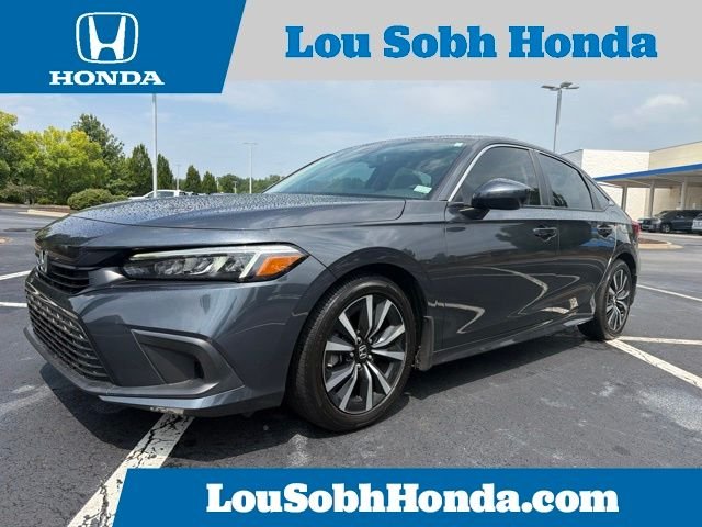 Certified Used 2024 Meteorite Gray Metallic Honda EX image 1