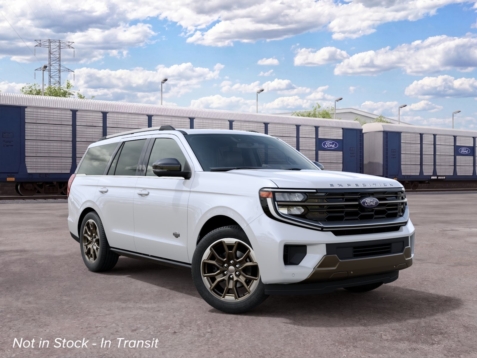 New 2027 Star White Metallic Tri-Coat Ford King Ranch image 5